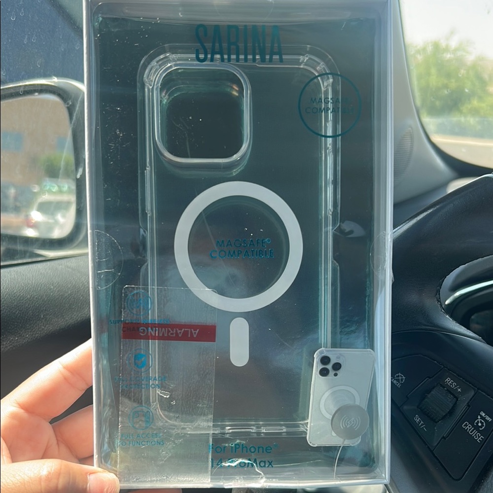 Clear MagSafe Compatible iPhone Case iphone14PRO MAX